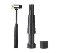 Amagogo Outil de réparation d'écarteur d'anneaux, Outil de Correction Robuste et Multi-Usage avec Marteau en Caoutchouc, agrandisseur de Taille