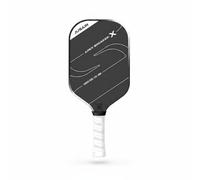 Amagogo Pagaie en Carbone Raquette Pickleball Pala Conception Quatre Générations Sensation Toucher Maîtrisé Placement Régulier Adaptée à l'Entraînement, Noir