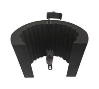 Amagogo Panneau d'isolation Acoustique pour, Facile à Installer, Mousse d'amortissement du Bruit pour podcasts et Voix, avec Clip Micro pour Téléphone