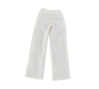 Amagogo Pantalons de salon échelle 1:6, vêtements de figurine, déguisement de poupée Miniature athlétique pour figurines féminines de 12 pouces, accessoires, Blanc