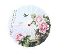Amagogo Parapluie Chinois en Papier huilé, Motif Floral décoratif, Fait à la Main, Japonais, idéal pour Le Cosplay, Le théâtre, Le Festival ou comme, Style A