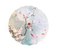 Amagogo Parapluie Chinois en Papier huilé, Motif Floral décoratif, Fait à la Main, Japonais, idéal pour Le Cosplay, Le théâtre, Le Festival ou comme, Style J