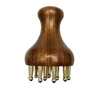 Amagogo Peigne de massage pour le cuir chevelu, massage Gua Sha, brosse à cheveux domestique, outil pour les méridiens, pour les adultes qui travaillent, les