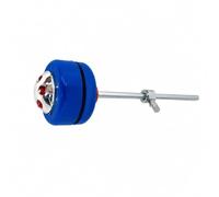 Amagogo Percuteur Pédale Grosse Caisse Tige Métallique Durables Tête Percuteur En Silicone Robuste pr Enregistrement, Bleu
