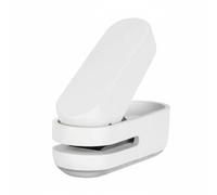 Amagogo Perforatrice Papier Perforateur Poinçon Trou Unique Mini Transport Facile Mécanisme Métal Plateau Collecteur Nettoyage Rapide Adaptée aux Étudiants, Blanc