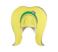 Amagogo Perruque Dessin Animé Coiffe Costume Accessoire Tête Forme Duveteuse Marquante et Fausse Chevelure Expressive Pose Rapide sans Stylisation Confort, Array, Jaune PD-1164, Taille Unique