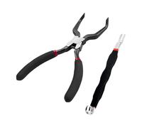 Amagogo Pince de connexion électrique, pour conduite d'huile, outil multifonction pour séparer les fils de conduite de carburant, pour les, Noir