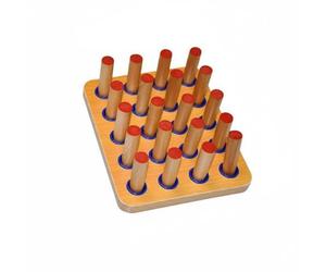 Amagogo Planche de Rééducation Doigt Plateau Main Activité Bois Coordination Manipulation Motricité Insertion Cheville Favorise Autonomie Adaptée Séances de, Moyen