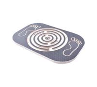 Amagogo Planche d'équilibre en bois à bascule antidérapante et portable pour entraînement sensoriel et stabilité pour fitness, entraînement sportif