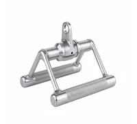 Amagogo Poignée de Musculation de Structure Compacte en Acier Ressort à Appareils Fitness avec Prise Angulaire pour Exercices , Poignée en V Électrolytique avec Tube Rotatif