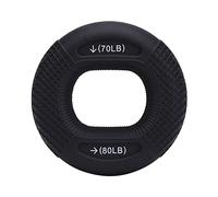 Amagogo Poignée de Poche Renforceur Musculation de l'avant-Bras Gripper, Noir 70LB 80LB