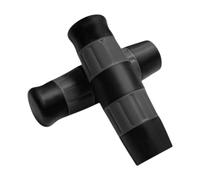 Amagogo Poignées de antidérapantes pour guidons de 1 Pouce, Accessoires de, TPU Flexible, Installation Facile, Confortable, Gris-Noir