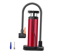 Amagogo Pompe à Pied pour vélo, gonfleur Haute Pression Portable, pour et bouées, Rouge