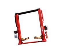 Amagogo Pont élévateur miniature pour voiture, modèle réduit de véhicule, échelle 1/64, pont élévateur à double colonne réaliste pour atelier de réparation, Édition Deluxe Rouge