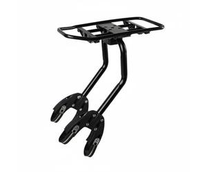 Amagogo Porte-Bagages Vélo Panneau Large Porte-Cargo Porte-Luggage Porte-Rack Conception Modulable Amortisseurs Adapté aux Cyclistes Livraisons Professionnelles, Standard