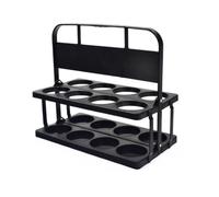 Amagogo Porte-Bteilles Pliable Stable | Robuste, Casier à Boissons avec Poignée, Compact, Porte-Gobelets Pliable, pr compétitions, Entraîneurs