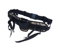 Amagogo Porte-Canne à Pêche Réglable pour Ceinture de Pêche Accessoire Multifonction Détachable Repose-Canne Robuste et Léger en Polyester Gimbal Universel Ad, Brun