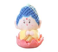 Amagogo Porte-clés en peluche de dessin animé Lucky God, jouet en peluche mignon et décoratif, créatif, pendentif pour sac à main, sac à dos, breloque pour, Bouddha