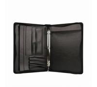 Amagogo Porte-Documen Multi-Poches Portable | Multifonction, classeur En Cuir PU Fermure Éclair, pr apprentissages, Noir, Classeur