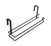 Amagogo Porte-essuie-tout en métal robuste et pratique, à placer sur une porte ou sous un placard, idéal pour les étagères de la maison