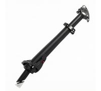 Amagogo Potence Pliable Vélo, Noir, Pliage Gauche Dentelé | Réglable En Hauteur, Potence Guidon Pliable, Léger, pour Transport Multimodal, trajet domicile-travail
