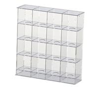 Amagogo Présentoir Mural Transparent pour Balles de Golf, Facile à Installer, avec étui de Rangement et Support Transparent. Un Cadeau Pratique pour Les Golfe, 16 Grilles