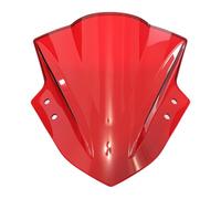 Amagogo Protection de Pare-Brise de, pièces de Rechange pour Une Conduite Confortable, Remplacement du déflecteur de Vent pour EX300R, Rouge