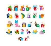 Amagogo Puzzle d'alphabet en bois ABC Puzzle Chunky Board préscolaire Game de correspondance éducative bloque les jouets pour 1 2 3 ans