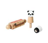 Amagogo Puzzle de Blocs rotatifs en Bois en Forme d'animaux, Jeu sensoriel de Reconnaissance et d'association de Blocs à Faire Tourner pour Les, Panda