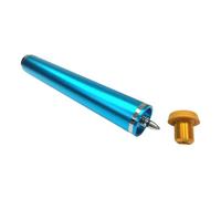 Amagogo Rallonge de Queue de Billard Extension de Canne de Snooker Tige D'Extension en Alliage D'Aluminium Robuste avec Prise Confortable Approprié pour Les, Bleu