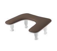 Amagogo Repos de bras pour les ongles Accoudoir pratique, cuir PU, portable, manucure Nail Res Reste Stand Hauteur Réglable pour Nail Art Home, CafÉ