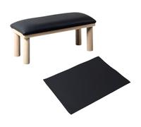 Amagogo Repos de bras pour les ongles, manucure Repos à la main, oreiller de manucure portable Elegant Pu Leather professionnel Soupche à ongles Souplit, Noir