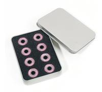 Amagogo Roulements de Patins à Roulettes Roulement Skateboard Roue Élément Polyvalent en Acier et Caoutchouc pour Faible Résistance et Constante Adaptés à, Rose