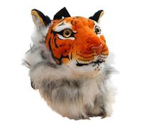 Amagogo Sac à bandoulière tête d'animal en Peluche, Sac à Dos Tendance et créatif dominateur, Sac en Peluche pour Cadeaux d'anniversaire, Jouets, Tigre