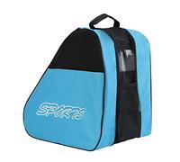 Amagogo Sac à Chaussures de Patinage Respirant Grande Capacité pour Enfants, Roues Alignées et Roulettes, Bleu
