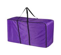 Amagogo Sac de Rangement de Balle de Foin avec Fermeture à Fermeture éclair Oxford Grande capacité polyvalenable Pliable à poussière de Foin de Foin Sac, Violet