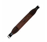 Amagogo Sangle Arrière Western pour Cheval Ceinture d'Équitation Sangle Dos Girth pour Support Arrière Similicuir Boucles Métal Ajustement Précis et Confort , Marron