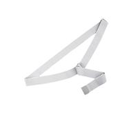 Amagogo Sangle d'étirement de avec Boucle métallique, Bande de résistance légère, élastique d'exercice, Gris