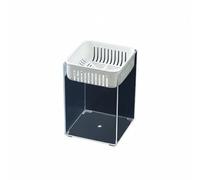 Amagogo Seau à Résidus de Thé Collecteur de Feuilles Boîte à Déchets Éléments Détachables Solutions Propres Approprié au Bureau Espace Détente, Transparent-blanc