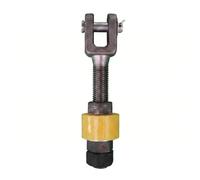 Amagogo Serrure de Porte de Camion Crochet Verrou Latch Loquet Construction Métal Robuste avec Tige Filetée et Écrou de Blocage pour Fixation Sécurisée de