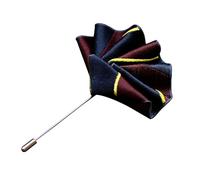 Amagogo Serviette de Poche créative et Tendance pour Costume, épingle à Revers pour Homme, pour cérémonie, Vacances, Concert, Style B