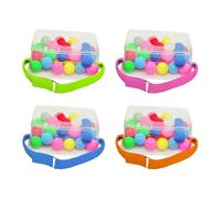 Amagogo Set de 4 Balles pour Jeux en Extérieur