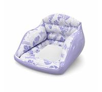 Amagogo Siège de Piscine Gonflable Fauteuil Flottant Chaise d'eau Coussin Bouée Structure Carrée avec Assise Maille et Valve Anti-Fuite en PVC Adapté pour Piscine Farniente Lac