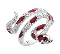 Amagogo Snake Elegant, Costume Accessoires Déclaration de bague d'ouverture ajustée créative pour les femmes Girls son cadeau d'anniversaire