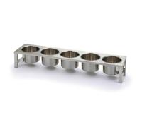 Amagogo Station à Condiments Distributeur Organisateur Plateau Bac Support Acier Inoxydable 304 avec Cuillères Deux Bacs 3500 G Incliné Compact Résistant, style to 1
