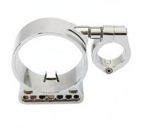 Amagogo Support Compteur Support Compteur Support Compte-tours Support Instrument Support Jauge Alliage d'Aluminium Robuste CNC Relocalisation sur Côté pour, Chrome
