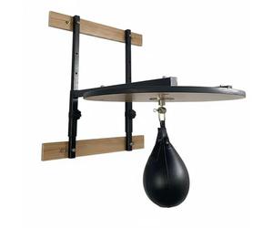 Amagogo Support de Boxe Réglable Sac de Plateforme Murale Réglage Flexible pour Murs Différents Hauteurs Utilisateur Rythme de Frappe Affûté Convient à Boxe Fitness Routine Espace Restreint