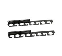 Amagogo Support de Canne à Pêche en Métal, Rangement Mural Peu Encombrant pour Cabane, Abri de Jardin, Maison