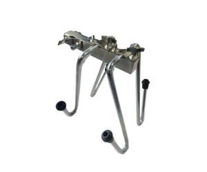Amagogo Support de Cymbale Pied Support Montage Bras Base Solide avec Bras Courbés et Patins Protecteurs Contre les Vibrations Serrages Filetés pour
