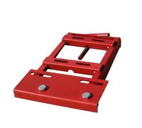 Amagogo Support de Pompe de Tracteur Support Pompe Support de Montage Collier Réglable Construction en Métal avec Base Plate et Serrage Renforcé Adapté à